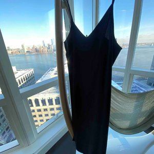 UNIQLO | BLACK CAMISOLE LONG DRESS | SMALL | NWT
